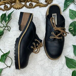 Y2K 90s Clog Mule Shoes